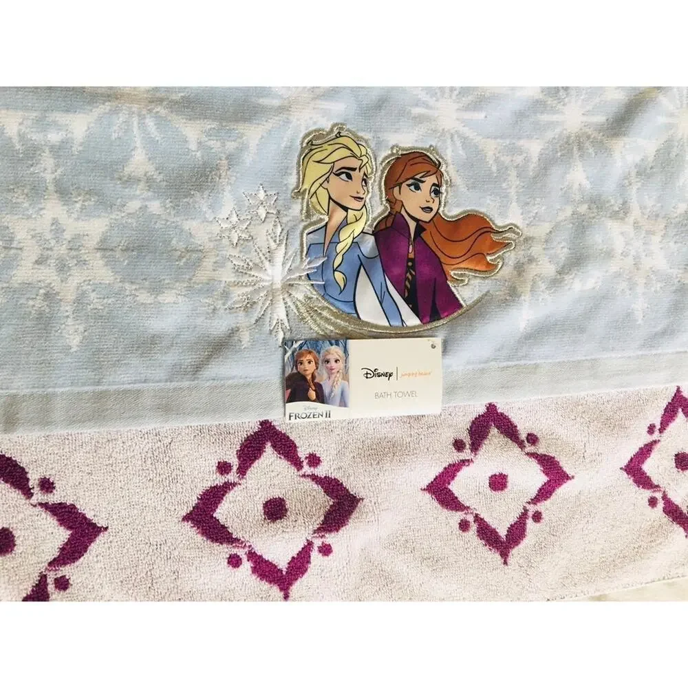 New❤️Disney's Frozen Anna & Elsa Bath Towel